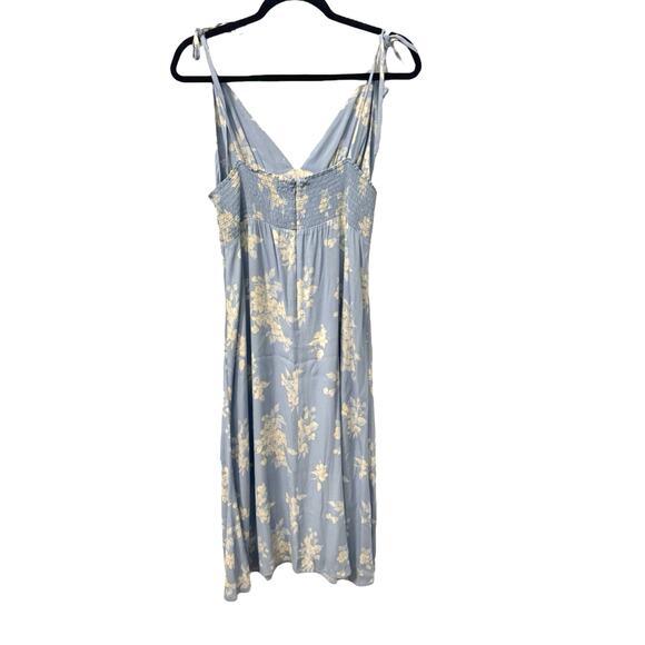 *SOLD* Reformation Talita Midi Dress in Bijou Light Blue Print - Size 12 - Picture 9 of 11